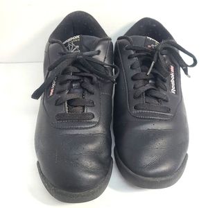 Reebok Womens Classic Princess 30892 Black Running Shoes Sneakers Size 11